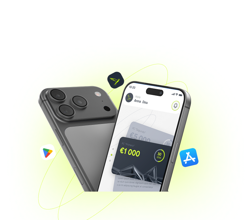 Solicita un préstamo en la Aplicación